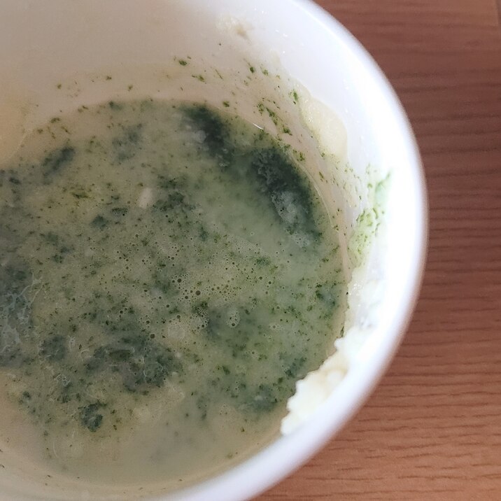 ほうれん草と豆腐のクリームスープ